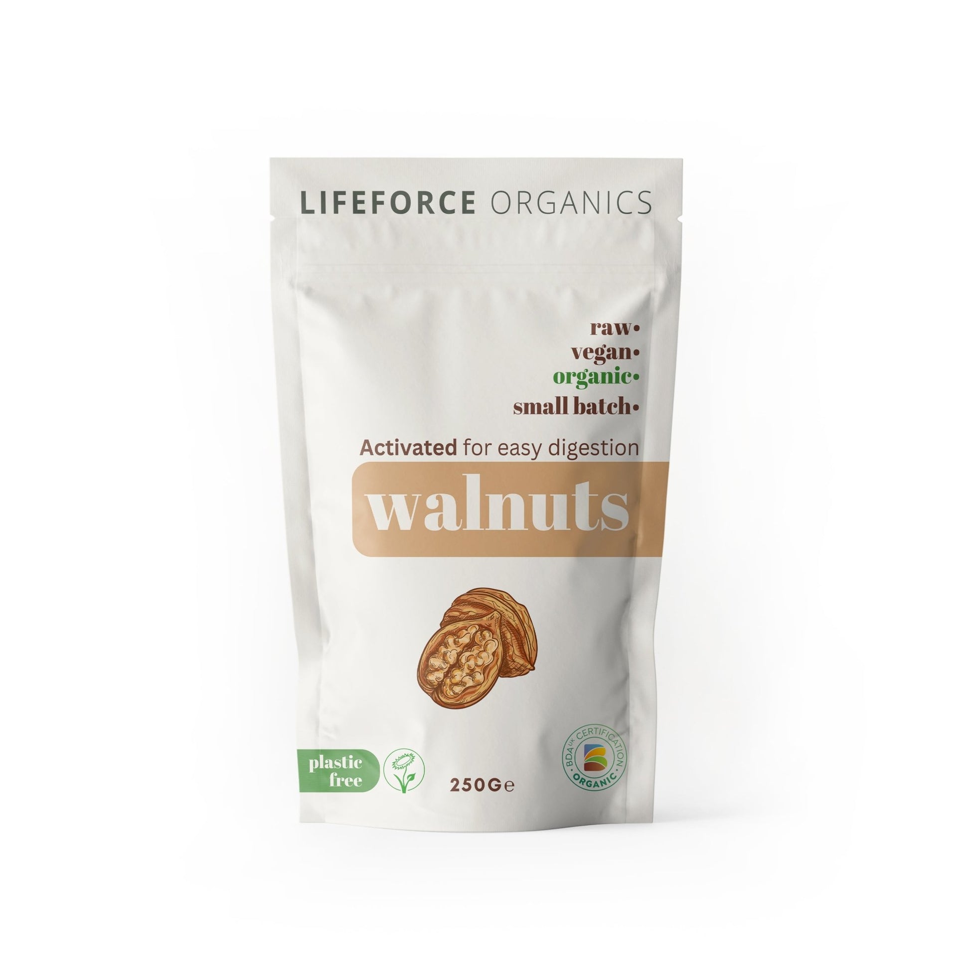 Activated Walnuts - 250g - Lifeforce Organics
