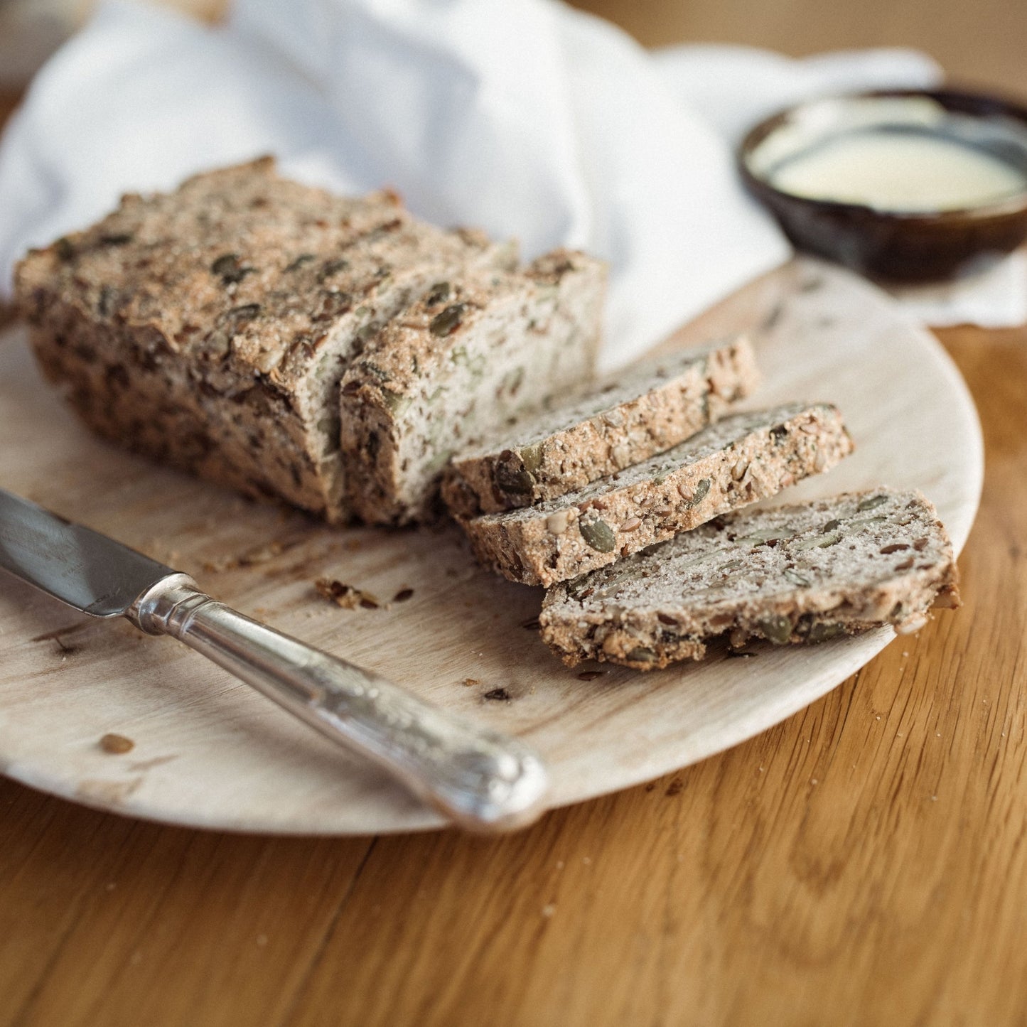 KETO Artisan Seeded Loaf - Baked to order (500g) - Lifeforce Organics