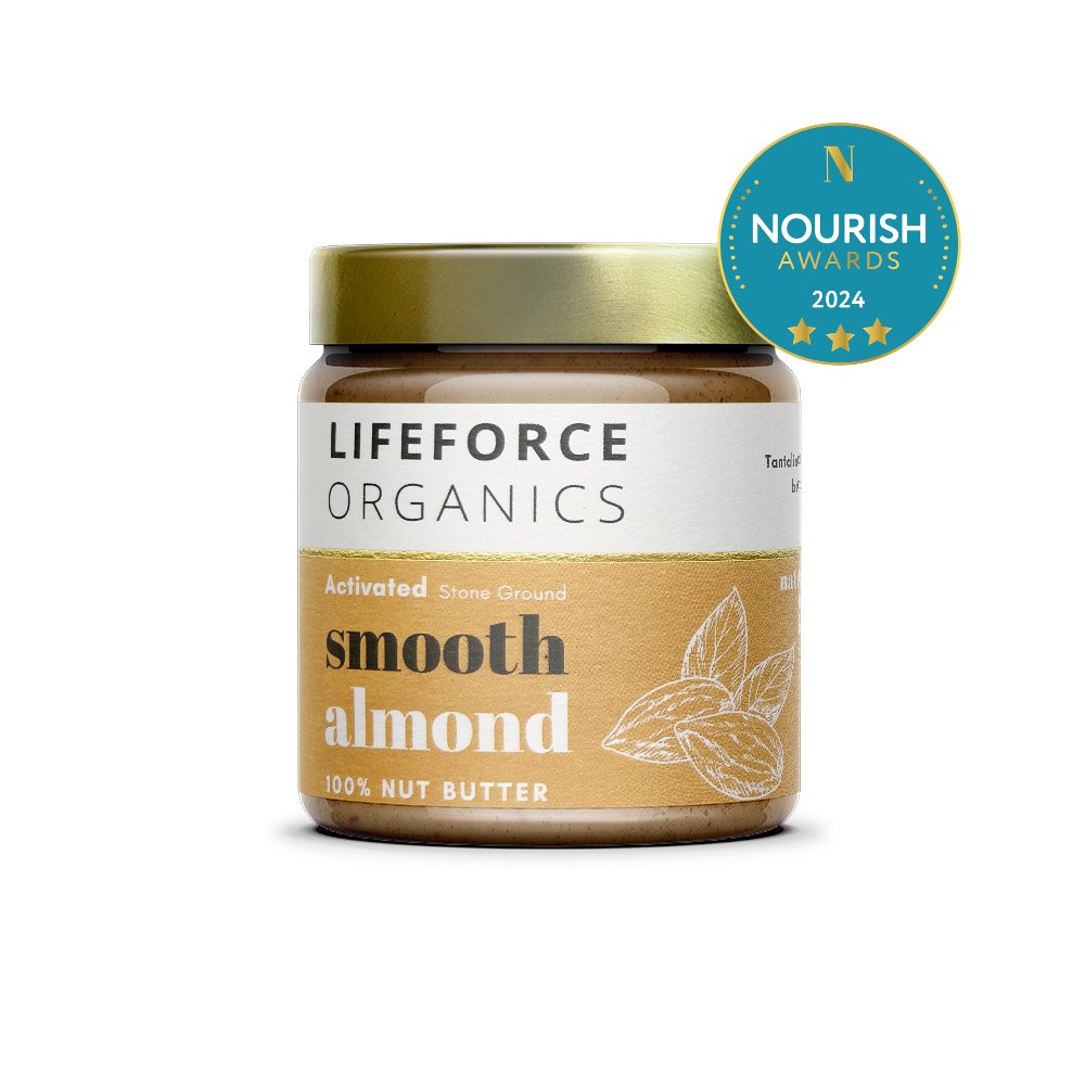 Activated Smooth Almond Butter - 220g - Lifeforce Organics