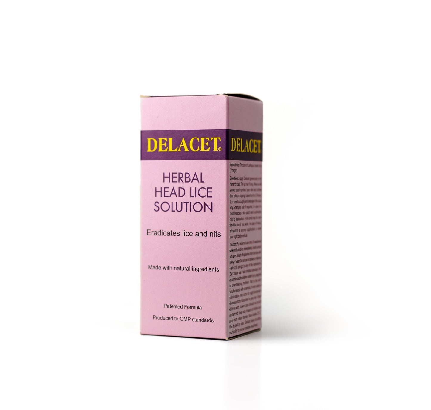 Delacet - Herbal Head Lice Soution 100ml - Lifeforce Organics