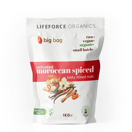 Moroccan Spiced Mixed Nuts - 1kg - Lifeforce Organics
