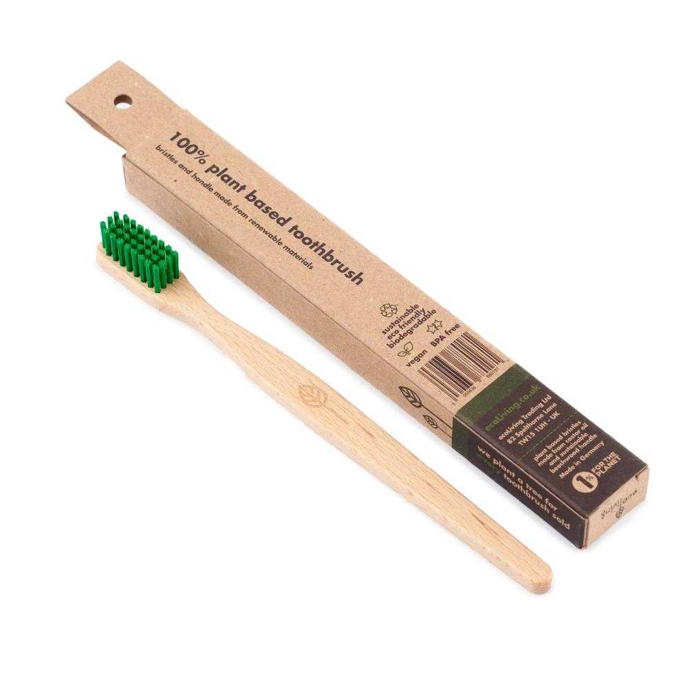 100% Plant Based Toothbrush (Adult) - Lifeforce Organics