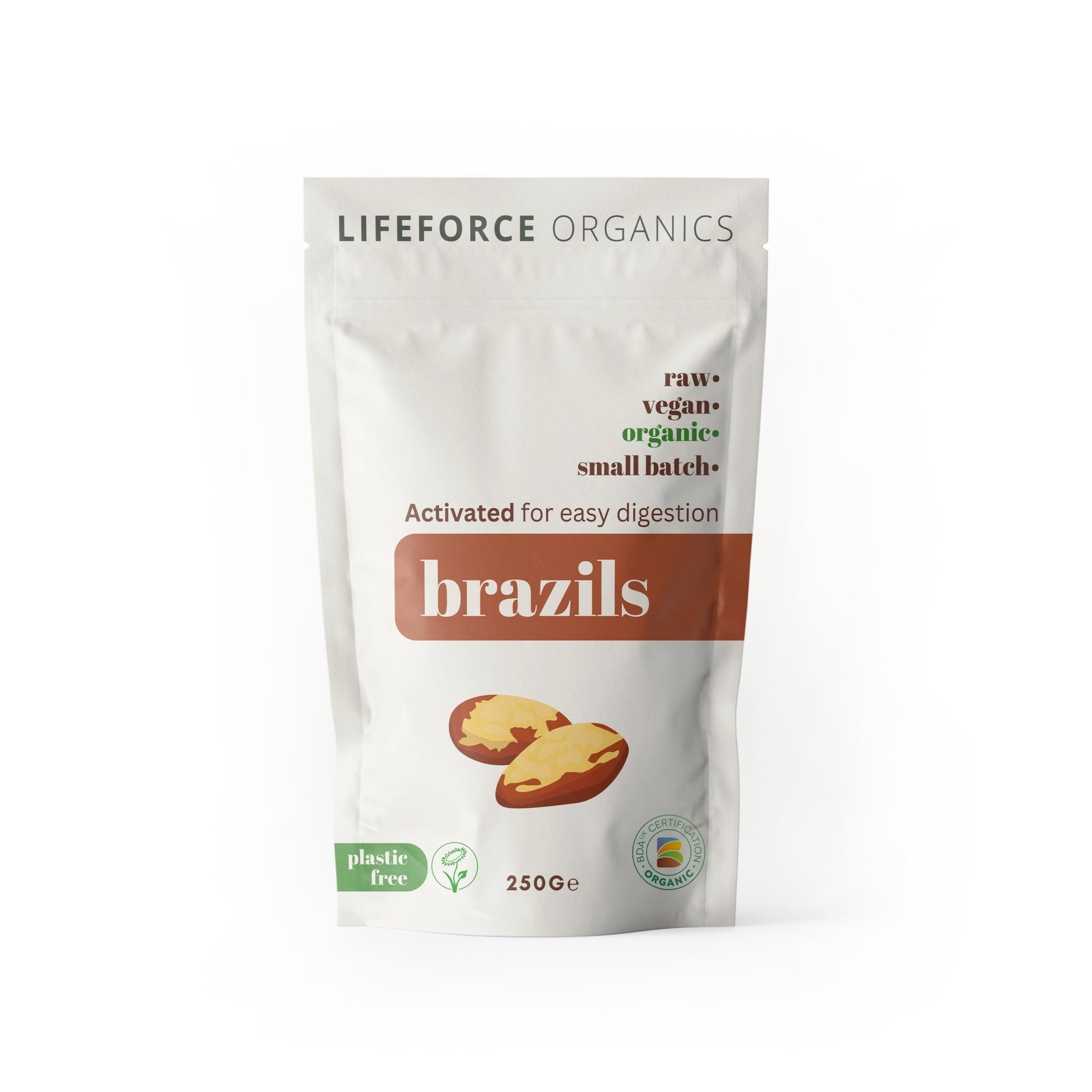 Activated Brazil Nuts - 250g - Lifeforce Organics