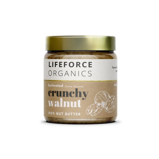 Activated Crunchy Walnut Butter - 220g - Lifeforce Organics