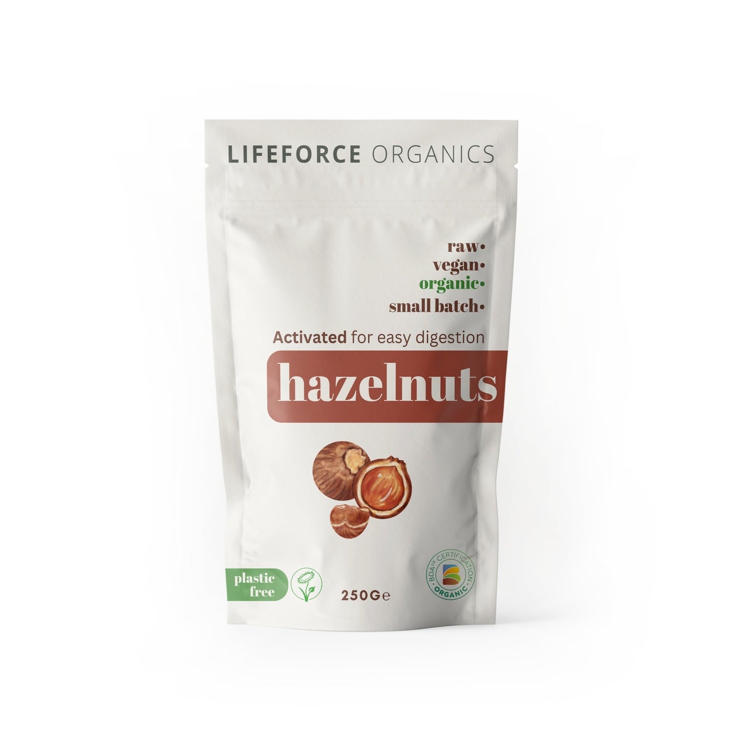 Activated Hazelnuts - 250g - Lifeforce Organics