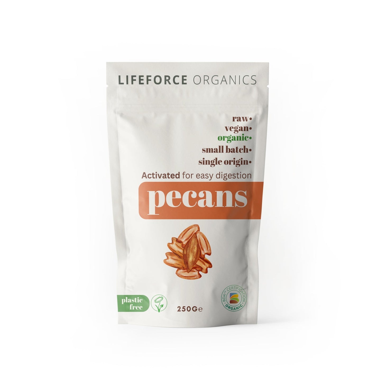 Activated Pecans - 250g - Lifeforce Organics