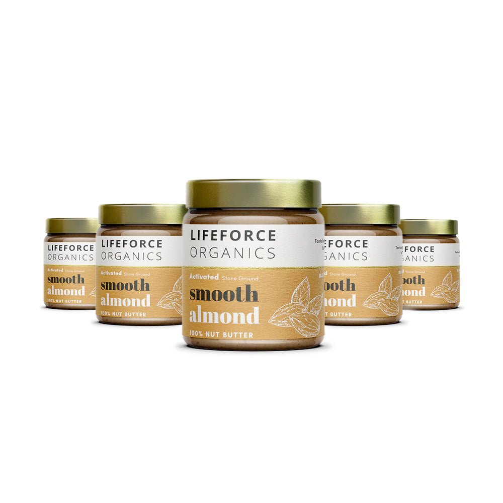 Activated Smooth Almond Butter - 220g - Lifeforce Organics