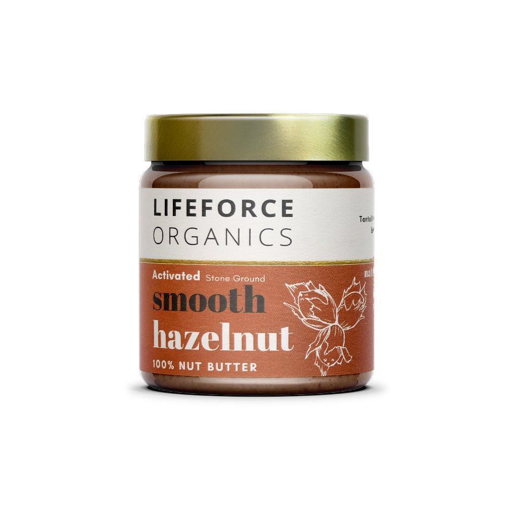 Activated Smooth Hazelnut Butter - 220g - Lifeforce Organics