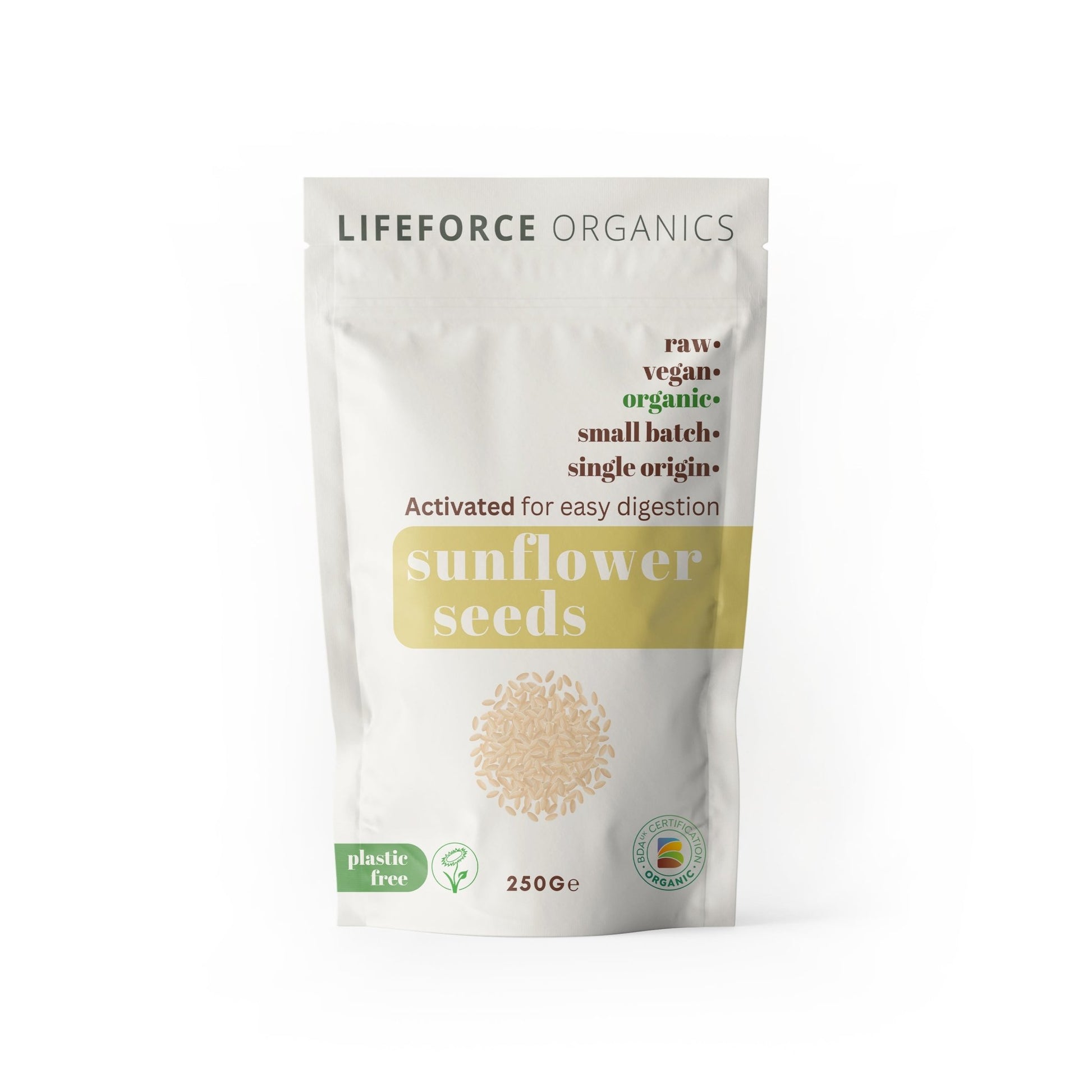 Activated Sunflower Seeds - 250g - Lifeforce Organics