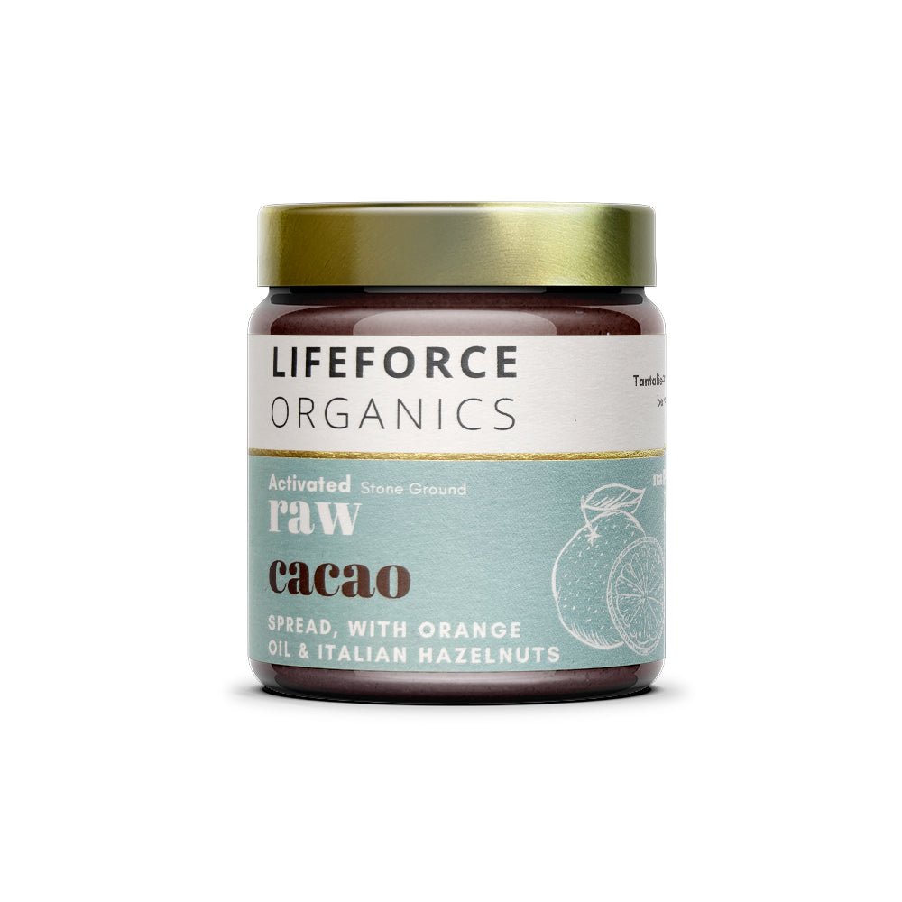 Hazelnut, Cacao & Orange Spread - 220g - Lifeforce Organics