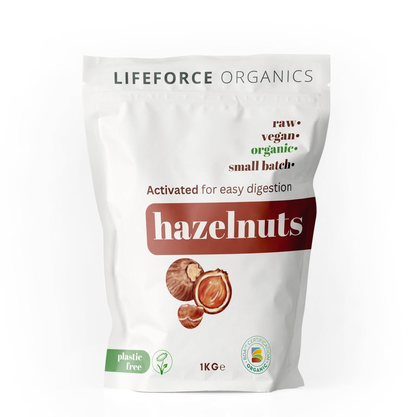Hazelnuts - 1kg - Lifeforce Organics
