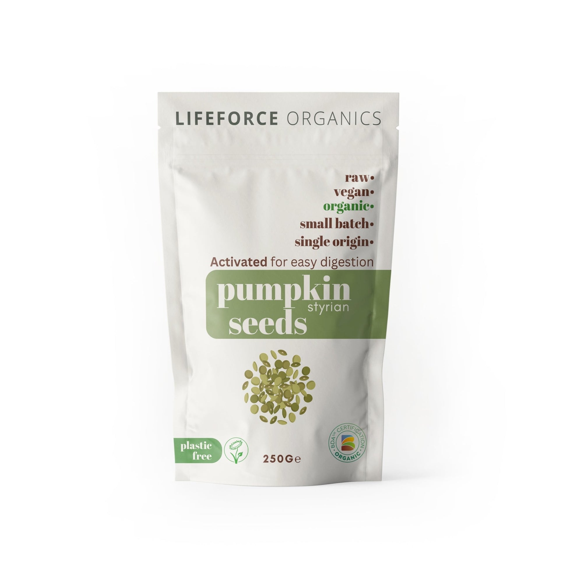 Styrian Pumpkin Seeds - 250g - Lifeforce Organics
